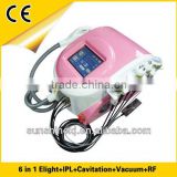 TUV/CE approved Portable 6 in 1 ipl rf machine elite