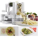 Tri-blade Turning Spiral Slicer 3 in 1 / Tri-blade Spiralizer / Spiral Vegetable Slicer thumbnail-3