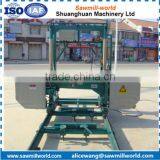 Wood Band Sawmill Machine Horizontal Wood Saw Machine