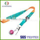 Custom Retractable id Badga Card Holder With Clip Lanyard thumbnail-3