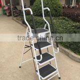 With New EN131/14183 ,ANSI /SGS Foldable 4 Step Ladder With Handrail,folding Ladder
