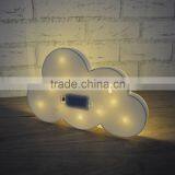 Promotion Gift White Cloud 11LED Home Room Wall Decoration Hanger Kids Children Baby Night Light thumbnail-5