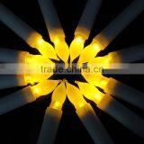 Yellow Flicking Tapper Candles Led Church Tealight Candle Flameless Flicking Tapper Candle Battery Operated Led Tealight thumbnail-2