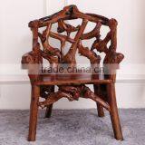 Southeast Asia Style Root Carved Single Seater Chair, Environmental Protective Solid Wood Root Furniture Chair (BF01-X1167) thumbnail-1