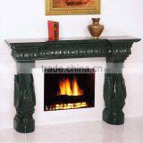 High Quality Shan'xi Black Granite Fireplace Surround thumbnail-4