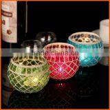 Wholesale Beautiful Mosaic Glass Bubble Candle Holder thumbnail-1