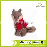 Store More Decorative Stone Filling Animal Fabric Door Stops - Fox thumbnail-1