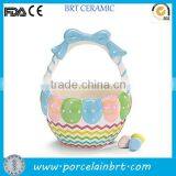 Ceramic Colorful Candy Egg Holder Easter Basket thumbnail-1