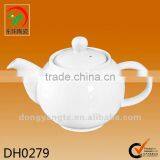 China Factory Wholesale Custom Ceramic Plain White Porcelain Tea Pot thumbnail-1