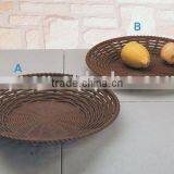 Middle Round Bine-imitated Plate/plastic Fruit Plate thumbnail-1