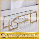 High Quality Furniture European Style Classical Stainless Steel tv Stand Dinning Room Set thumbnail-1