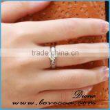 Cheap Jewelry Made in China Stainless Steel Ladies Rings Daily Wear With CZ Stones thumbnail-4