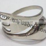 Brass Napkin Ring Perforated Silver Plated thumbnail-6