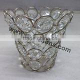 Crystal Beaded Votive Candle Holders Wholesale thumbnail-1