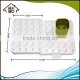 NBRSC Adjustable Plastic Dish Plate Drying Rack Kitchen Drainer Draining Holder Storage Tray thumbnail-6