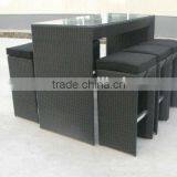 Garden Rattan Stool thumbnail-1