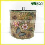 Metal 9.25 Flower Pot for Art Wall Decor thumbnail-1
