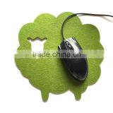 Colorful Shaped Wool Felt Mouse Pad thumbnail-1