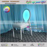 Color Changing Glow Aluminum Restaurant Chair thumbnail-2
