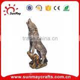 Wholesale Hot Sale Resin Wolf Statue Souvenir for Sale thumbnail-1