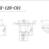 AC Power Plug With Hole Industrial Word Socket BX-120-C01 Male Seat With Ear Plum Seat thumbnail-2