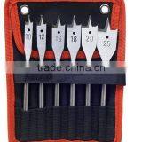 Free Sample High Carbon Steel 6pcs Hex Shank Flat Wood Drill Bit Set thumbnail-5