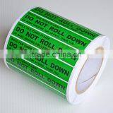 CN043G Green Color Do Not Roll Down Stikcer thumbnail-1
