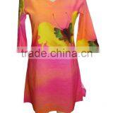 V Neck Short Dress thumbnail-1