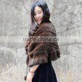 CX-B-M-24F 2017 New Disign Mink Fur Cape, Ladies Winter Shawl thumbnail-3