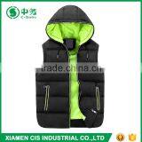 Morden Fashion Korean Style Zip Up Youth Mens Winter Duck Down Vest for Sale thumbnail-1