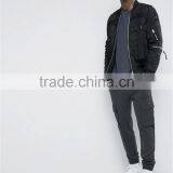 2017 Custom OEM Men Jogger With Woven Cargo Pockets And Taping Fitness Gym Sweatpants thumbnail-5