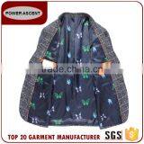 Wholesale Custom Style Fashion Suit Jacket Blazer Checked Men'S Suits For Sale thumbnail-3