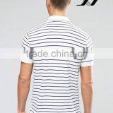 Stripped Polo t Shirt for Man in Fashinable Design thumbnail-2