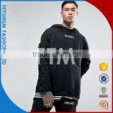 Mens Hoodie Short Sleeved T-shirt Short Sleeve T Shirt Young Male Black Student Sweater thumbnail-3