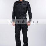 2016 Juqian Custom High Quality Black Workwear Military Security Guard Uniform for Sale thumbnail-5