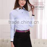 Latest Design For Women With Long Sleeved Business Shirt,ladies Blouse (DSHL018) thumbnail-1