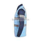 IS09001/BSCI Long Sleeve Polo Shirt With 3M Reflective Tapes EN 471 thumbnail-4