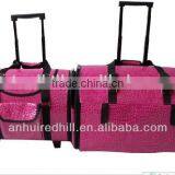 Classy Pink PU Trolley Pet Carrier thumbnail-1