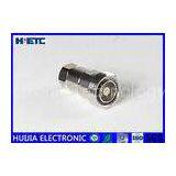 RF Straight Female Din Connector , TFE Insulators 50ohm 1/2\