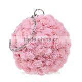 Red Flower 2017 Fancy Clutch Bag /pink Flower Acr Purse d Evening Handbag Gorgeous Bridal Wedding Purse Party Bag Handbag thumbnail-5