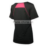 T092-1643B OEM Polyester Spandex Women's Sport T-shirt thumbnail-2