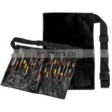 High Quality Black PU Professional Makeup Apron with Artist Belt Strap for Women