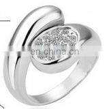 2017 New Arrival Luxury Wedding Rings Jewelry Geometry Shape CZ Ring Feminino Bijoux thumbnail-3