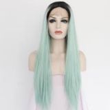 Brazilian 24 Inch Full Lace Human Hair Wigs Bright Color Soft Tangle free