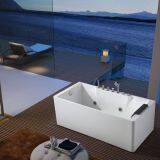 Foshan Factory Single Person Left Right Direction Massage Summer Whirlpool Indoor Bathtub Jacuzzi 1600-1700mm thumbnail-2