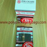 Display Box Red  Printed BOPP Cigar Humidor Bags
