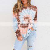 LAITE T2027 Autumn Women Tie Dyed Sweatshirts Ladies' Printed Tops Plus Size Women Clothing thumbnail-4