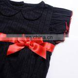 Ins 2019 SUMMER Fly Sleeved Girls Romper Newborn Baby Girl Bow Romper Jumpsuit 2colors thumbnail-5