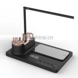 Bluetooth Speaker Led Table Lamp Music Model With Wireless Phone Charger, Time Display