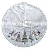 Decorative LED Embroidery Penguin With Hat 3D Scarf Tree Skirt for Christmas thumbnail-5